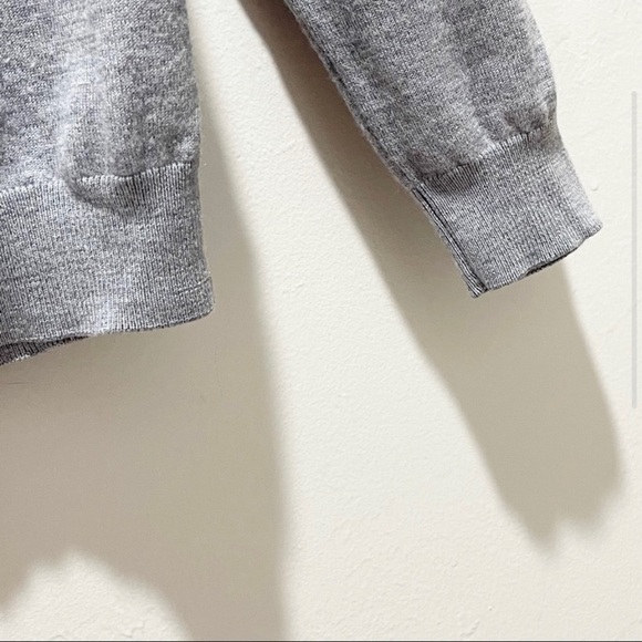 ROY ROBSON Men’s Gray V-Neck Merino Wool SHAPE FIT Pull Over Sweater Size Large - Picture 4 of 8